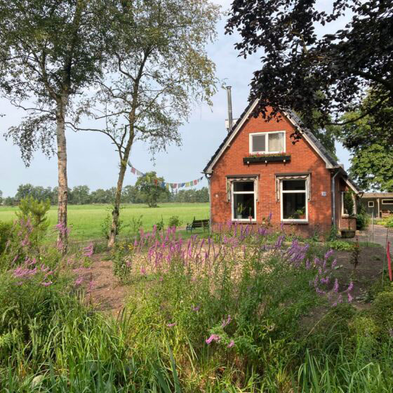 Huis op platteland Friesland