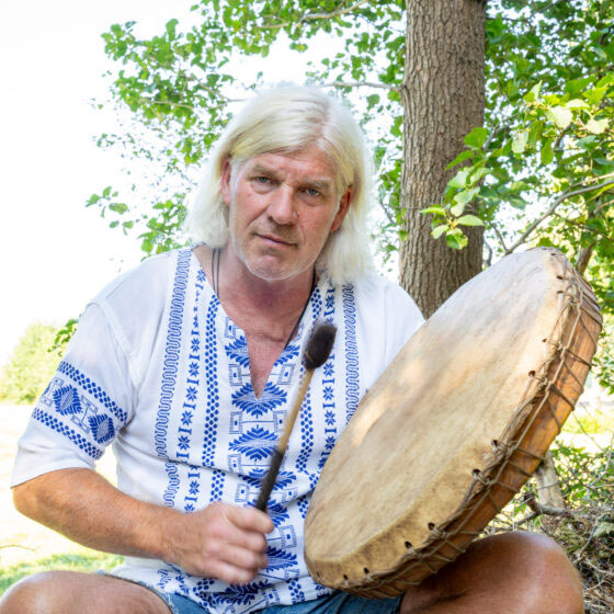 Sjamaan met trommel